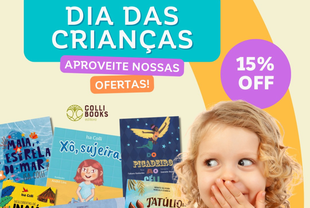 Colli Books Editora realiza campanha de descontos no Dia das Crianças