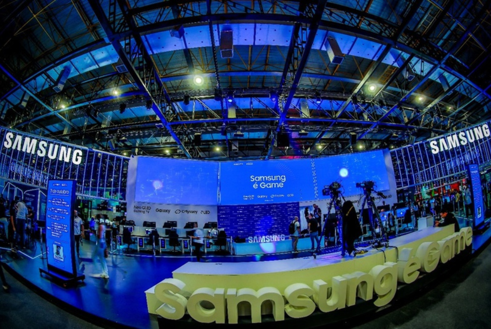 A Samsung está com uma arena Gamer na BGS 2023